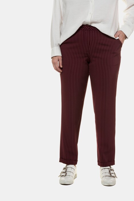 pinstripe stretch pants