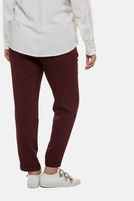 pinstripe stretch pants