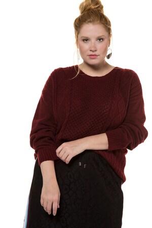 Studio Untold Ulla Popken Pullover Ronde Hals Ribboorden Grote Maten studio untold kopen in de aanbieding Studio Untold Ulla Popken Pullover Ronde Hals Ribboorden Grote Maten studio untold kopen in de aanbieding