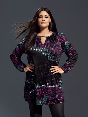 Ulla Popken Tuniek Lichte A Lijn Lang Model Grote Maten ulla popken kopen in de aanbieding