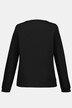 Sweatshirt, Glitzerstein-Nähte, Raglanärmel