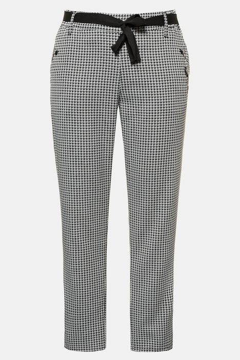 yellow houndstooth pants