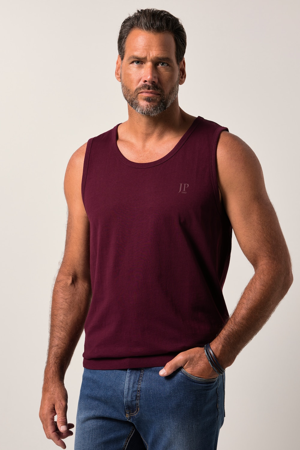 Tanktop, buik-fit, speciaal model, tot 8XL