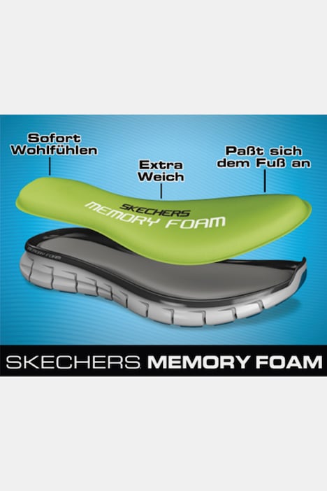 skechers breathable memory foam