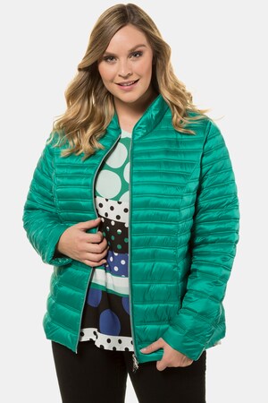 Ulla Popken Steppjacke, Stehkragen, kürzere Form, leichte Qualität - Große Größen