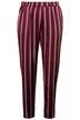 Soft Shimmering Stripe Elastic Waist Stretch Pants