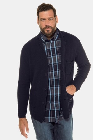 Ulla Popken Blazer, Strukturstrick, Revers - Große Größen