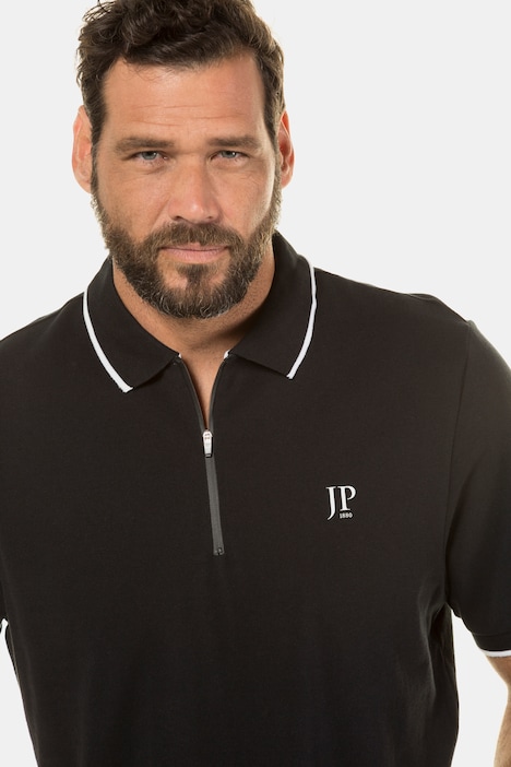 polo shirts with zipper front