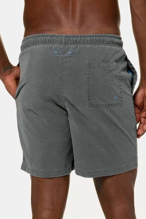 denim look swim shorts