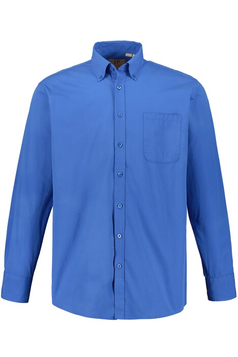 Solid Button Down Collar Modern Fit Cotton Shirt | 72019374