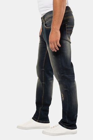 Duże rozmiary Dżinsy vintage, mężczyzna, dark blue, rozmiar: 28, bawełna/elastan, JP1880
