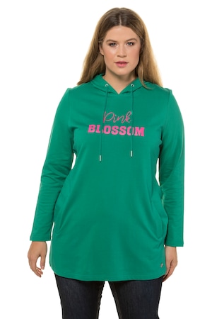 Ulla Popken Sweater Lang Model Capuchon 2 Zakken Zijsplitten Grote Maten ulla popken kopen in de aanbieding