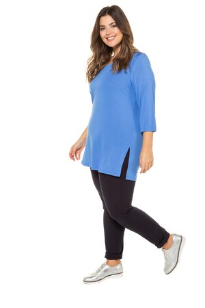 Ulla Popken Shirt Relaxed Lang Comfortabel Model 34 Mouwen Grote Maten ulla popken kopen in de aanbieding