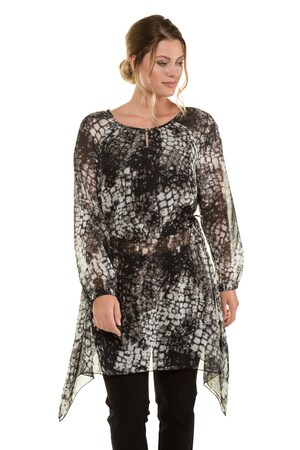 Ulla Popken Longblouse Tunnelkoord In Taille Chiffon Grote Maten ulla popken kopen in de aanbieding Ulla Popken Longblouse Tunnelkoord In Taille Chiffon Grote Maten ulla popken kopen in de aanbieding