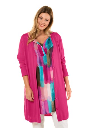 Ulla Popken Cardigan A Lijn Lang Model Grote Maten ulla popken kopen in de aanbieding