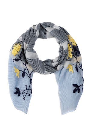 Ulla Popken Sjaal Strepenmotief Grote Maten ulla popken kopen in de aanbieding