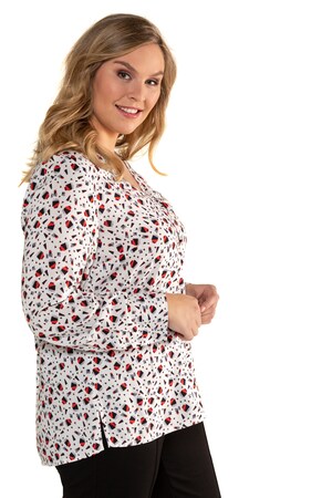 Ulla Popken Tuniek V Hals Lange Mouwen Grote Maten ulla popken kopen in de aanbieding Ulla Popken Tuniek V Hals Lange Mouwen Grote Maten ulla popken kopen in de aanbieding