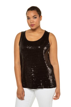 Ulla Popken Top Pailletten Brede Bandjes Grote Maten ulla popken kopen in de aanbieding