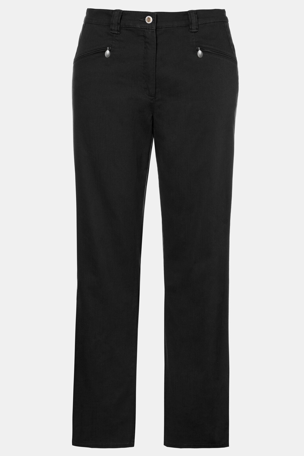 Grote Maten stretchbroek Mony, Dames, zwart, Maat: 124, Katoen, Ulla Popken Grote Maten stretchbroek Mony, Dames, zwart, Maat: 124, Katoen, Ulla Popken