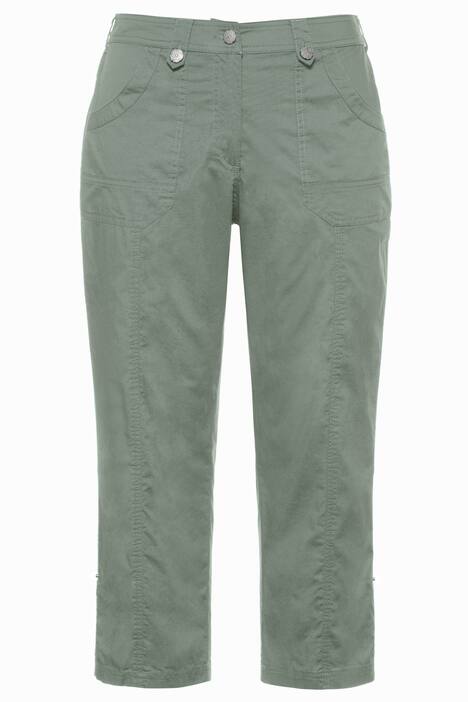 7/8 cargo kalhoty, s ohrnutím, pohodlný pas