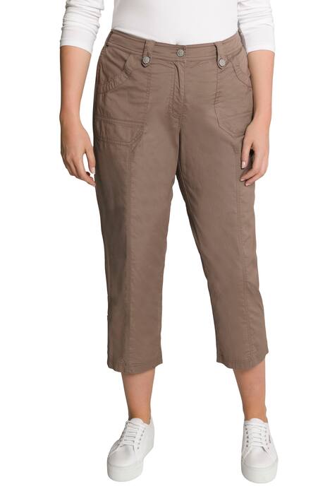 7/8 cargo kalhoty, s ohrnutím, pohodlný pas