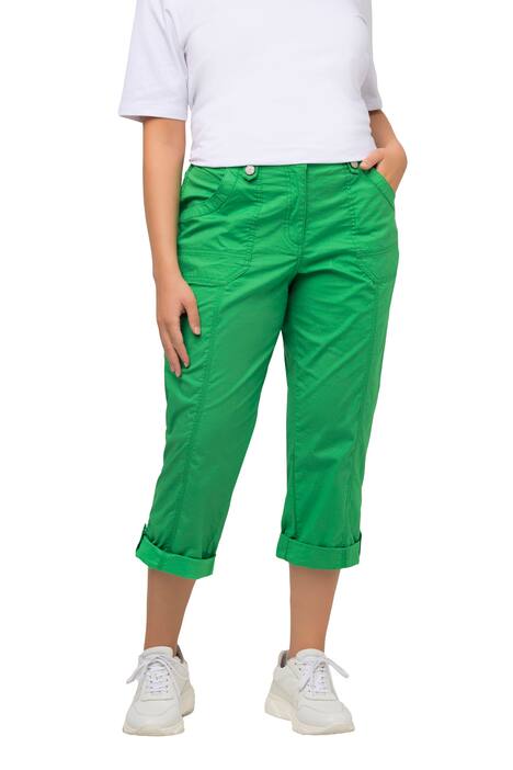 7/8 cargo kalhoty, s ohrnutím, pohodlný pas