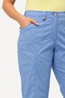 Pantalon cargo 7/8. Taille confortable, Attaches