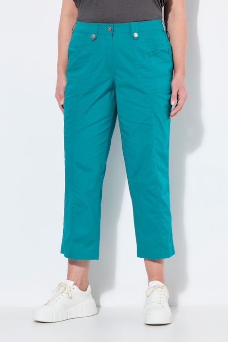 Pantalon cargo 7/8 avec attaches, taille confortable