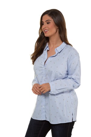 Ulla Popken Blouse Overhemdkraag Lange Zijsplitten Grote Maten ulla popken kopen in de aanbieding Ulla Popken Blouse Overhemdkraag Lange Zijsplitten Grote Maten ulla popken kopen in de aanbieding