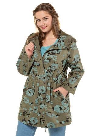 Ulla Popken Parka Capuchon Verdekte Ritssluiting 2 Ritszakken Grote Maten ulla popken kopen in de aanbieding