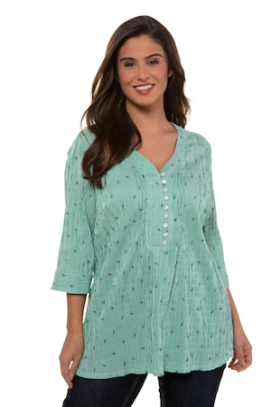 Ulla Popken Tuniek V Hals Knopenlijst En Bies 34 Mouwen Grote Maten ulla popken kopen in de aanbieding