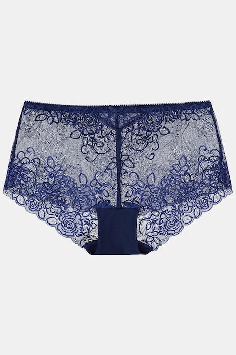 Alluring Sheer Lace Hipster Stretch Panty | Boyfriend Panties | Lingerie
