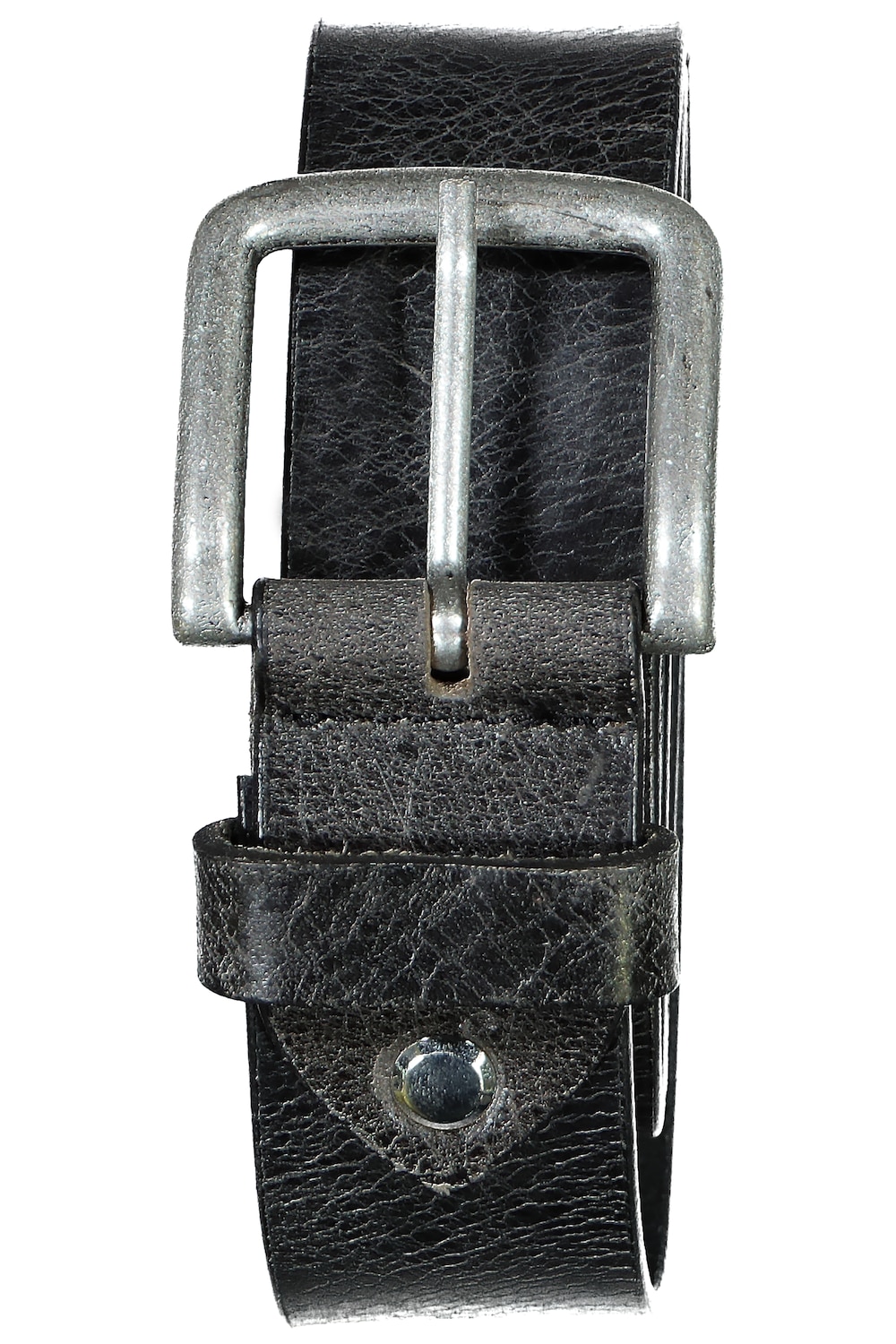 Stora storlekar Skinnbälte, Her, svart, storlek: 125, Läder, JP1880