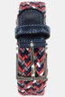 Gürtel, geflochten, Stretch, Metallic-Schließe