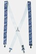 Skull Print Elastic Adjustable Suspenders
