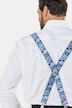 Skull Print Elastic Adjustable Suspenders