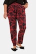 Red Flower Print Pants