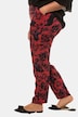 Red Flower Print Pants