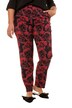 Red Flower Print Pants