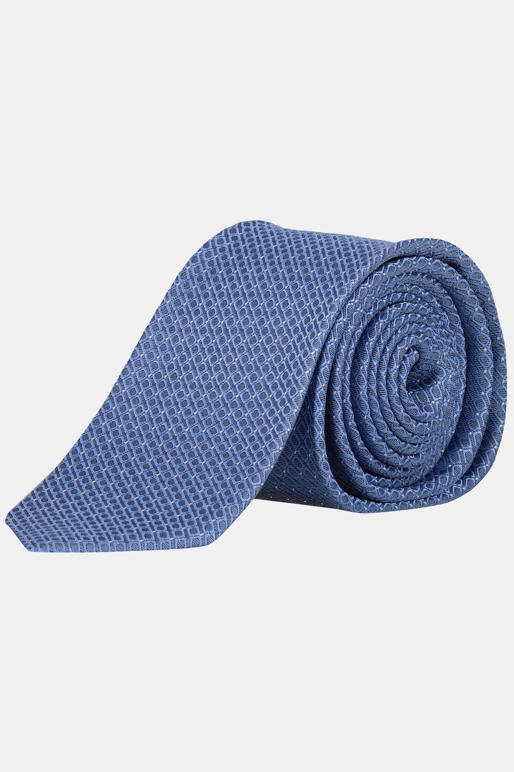 Grote Maten zijden stropdas, Heren, blauw, Maat: One Size, Zijde, JP1880