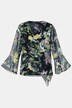 Blouse, chiffon layer, wide sleeves