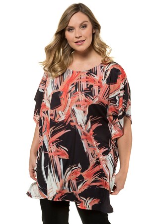 Ulla Popken Kaftan Extra Wijd Brede Oversized Schouders 34 Mouwen Grote Maten ulla popken kopen in de aanbieding