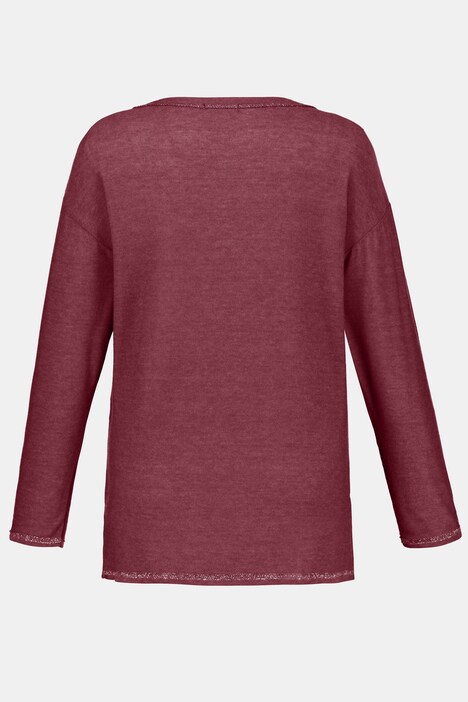 Pullover, licht oversized, glitternaden