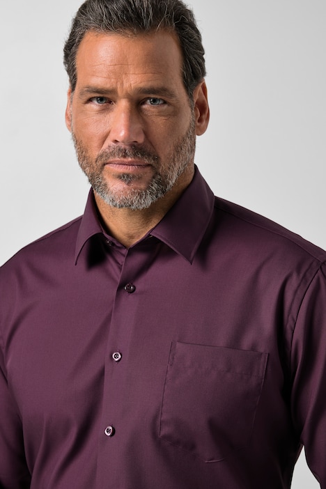Chemise en tissu infroissable, collection Business. Coupe Modern Fit.