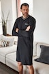 Chemise de nuit, collection Homewear, unie, manches longues, jusqu'à la taille 8 XL