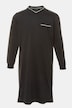 Chemise de nuit, collection Homewear, unie, manches longues, jusqu'à la taille 8 XL