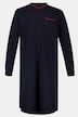 Natskjorte, hjemmetøj, uni, lange ærmer, op til str. 8XL