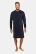Natskjorte, hjemmetøj, uni, lange ærmer, op til str. 8XL
