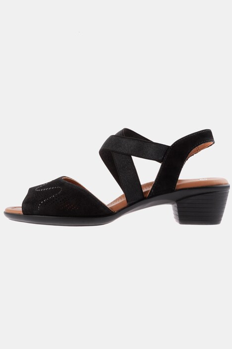 meadow elastic and leather sandal