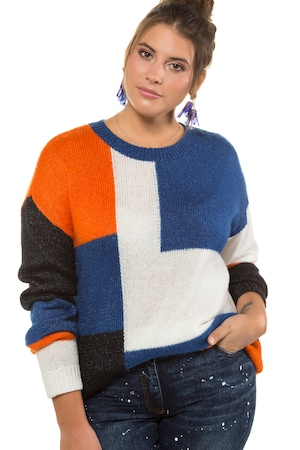 Studio Untold Ulla Popken Longpullover Grote Maten studio untold kopen in de aanbieding